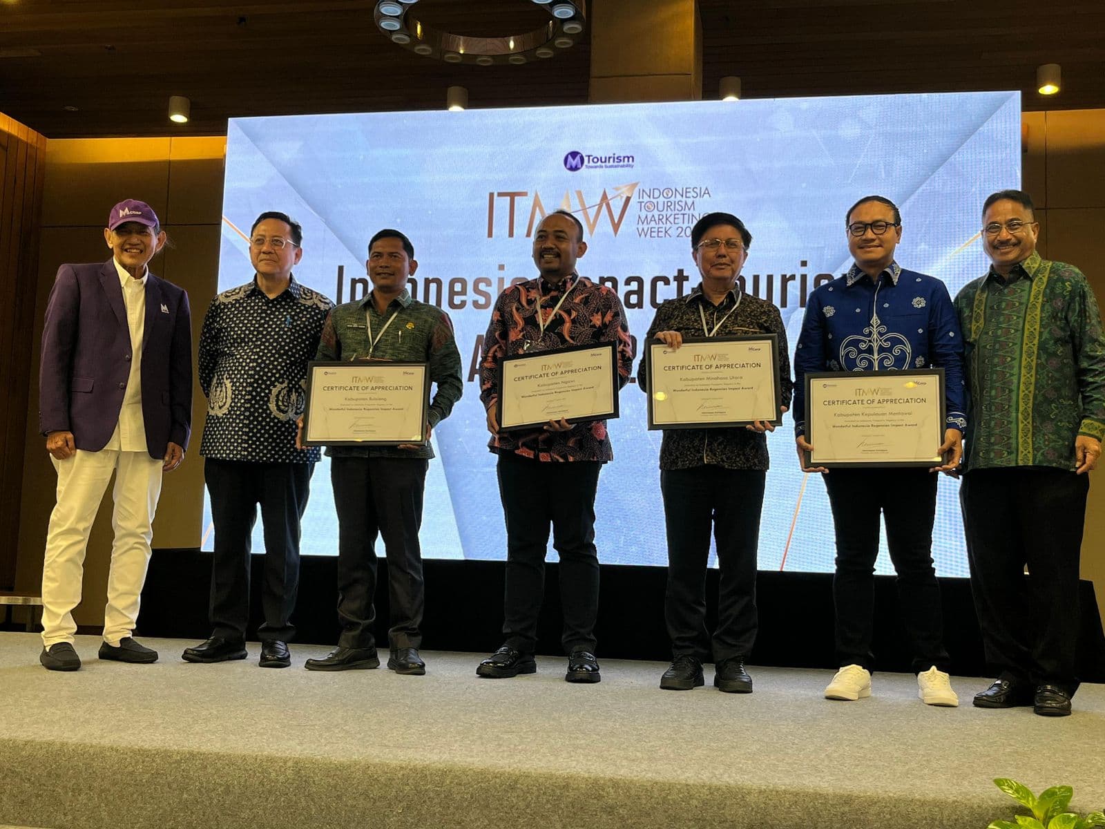 Indonesia Impact Tourism Award recipients